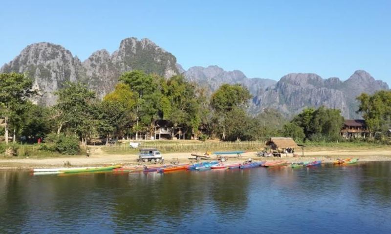 Villa NamSong à VangVieng Laos Picture of Villa NamSong